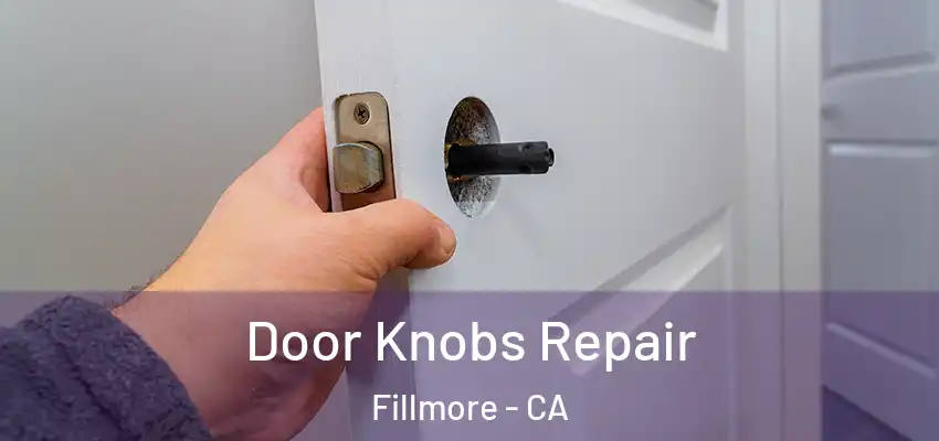  Door Knobs Repair Fillmore - CA